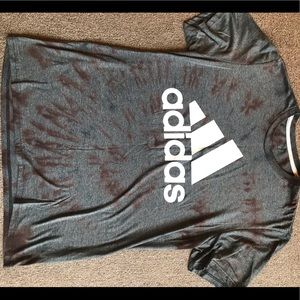 Tie Die Adidas Grey Shirt